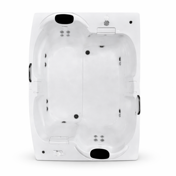 BANHEIRA MEIA PRAIA COM HIDROMASSAGEM LUXO (LOCAÇÃO)