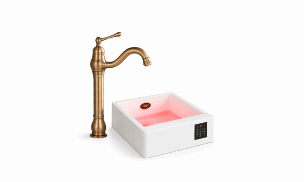 COMBO SPA DOS PÉS LAPIDADO + TORNEIRA DESIGN RETRÔ